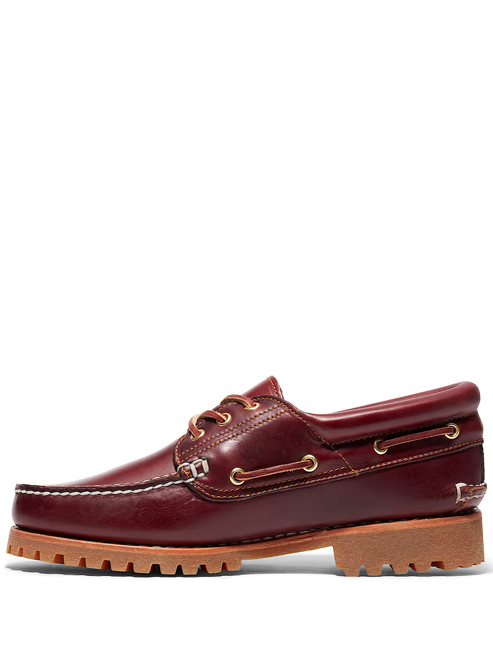 TIMBERLAND-AUTHENTIC BOAT SHOE-TB0500096481 648 BURGUNDY