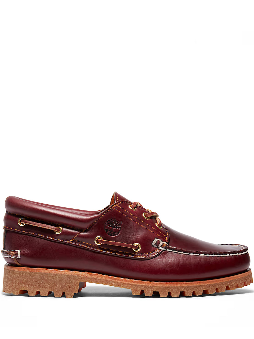TIMBERLAND-AUTHENTIC BOAT SHOE-TB0500096481 648 BURGUNDY