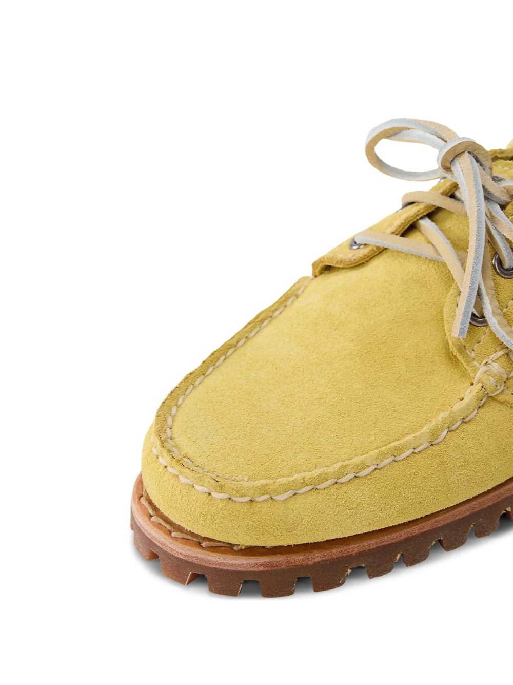 TIMBERLAND-AUTHENTIC BOAT SHOE-TB0A2GNVENT1 MEDIUM YELLOW SUEDE