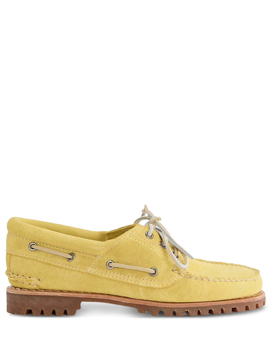 TIMBERLAND-AUTHENTIC BOAT SHOE-TB0A2GNVENT1 MEDIUM YELLOW SUEDE