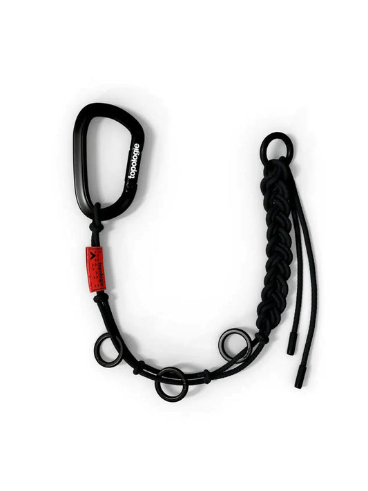 TOPOLOGIE-BRAIDED KEYCHAIN-TP.WST.BKC.BLK.00 BLACK