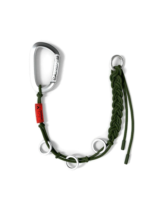 TOPOLOGIE-BRAIDED KEYCHAIN-TP.WST.BKC.DPF.00 DEEP FOREST