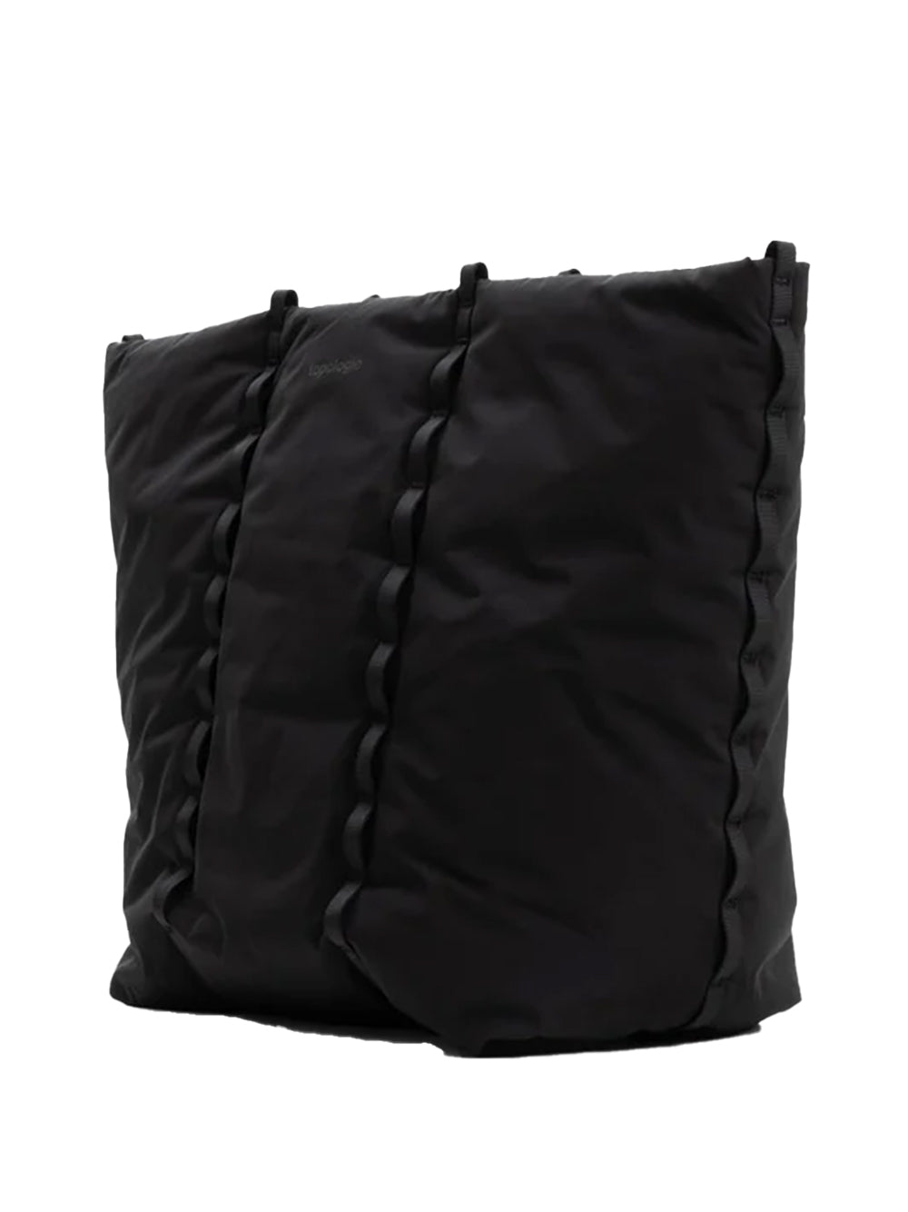 TOPOLOGIE-CLOUD TOTE-TP.WBA.CTO.BLK.34 BLACK TECH SATEEN