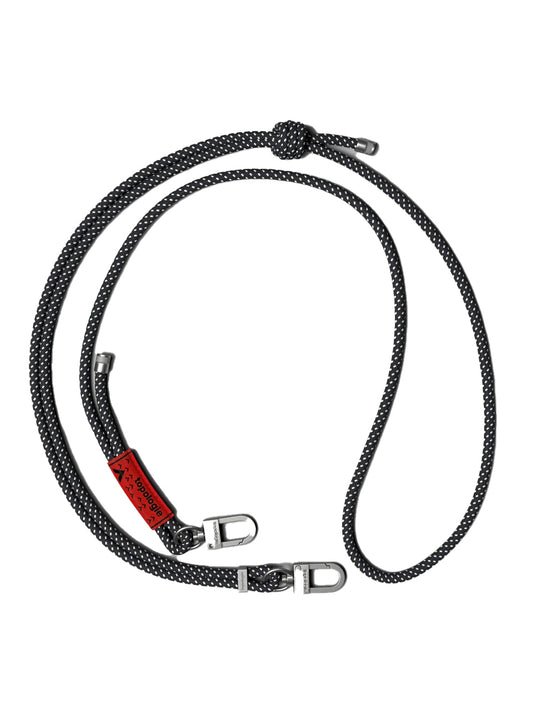 TOPOLOGIE-STRAPS 6 MM ROPE STRAP-TP.WST.R06.BPO.00.BOX BLACK POLKA DOT