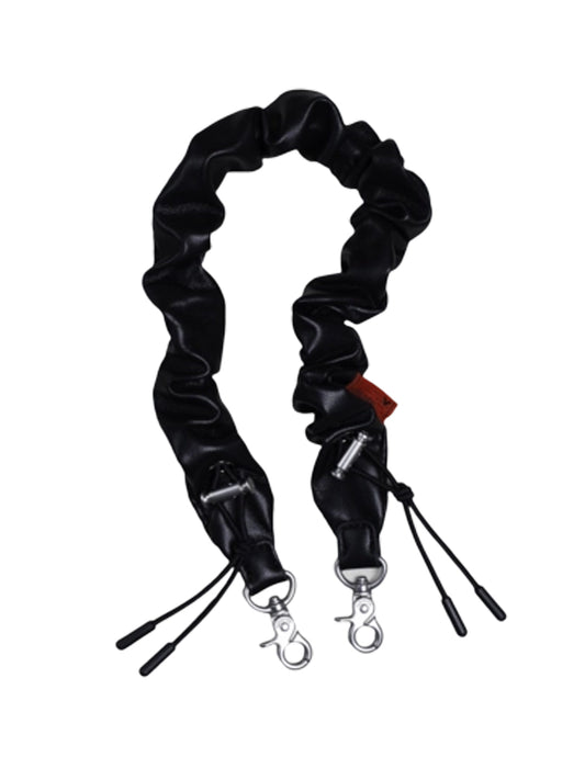 TOPOLOGIE-STRAPS BUNGEE WRIST STRAP-TP.WST.BWS.BLK.26.BOX BLACK SYNTHETIC LEATHER