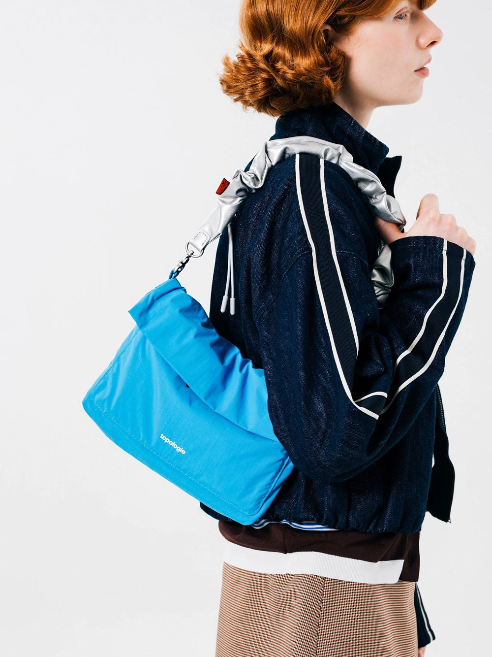 TOPOLOGIE-STRAPS BUNGEE WRIST STRAP-TP.WST.BWS.CRM.26.BOX CHROME SYNTHETIC LEATHER