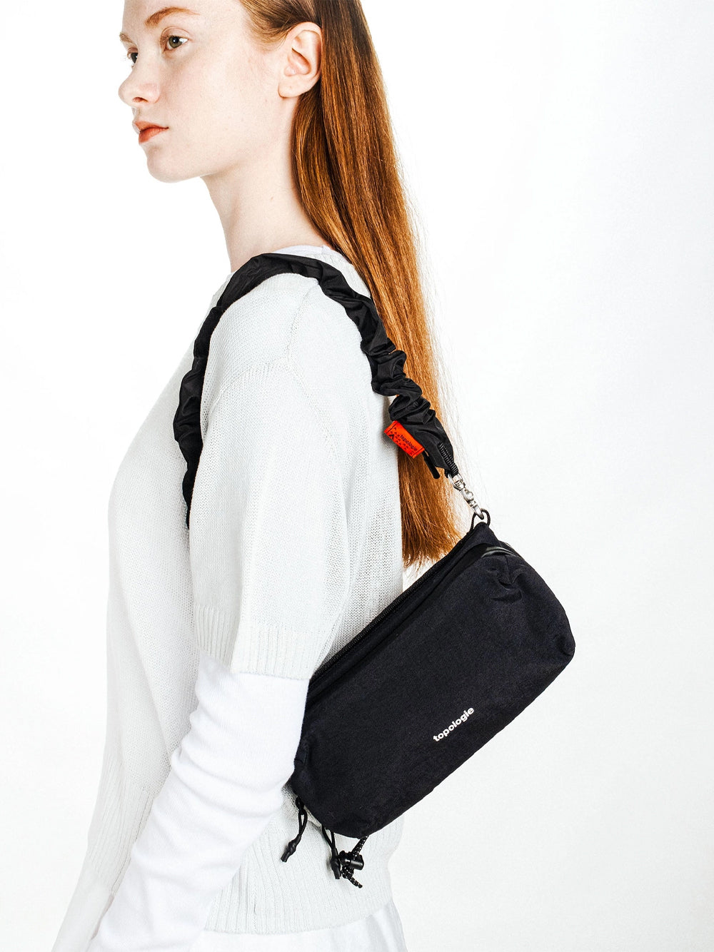 TOPOLOGIE-STRAPS BUNGEE WRIST STRAP-TP.WST.BWS.CRM.26.BOX CHROME SYNTHETIC LEATHER