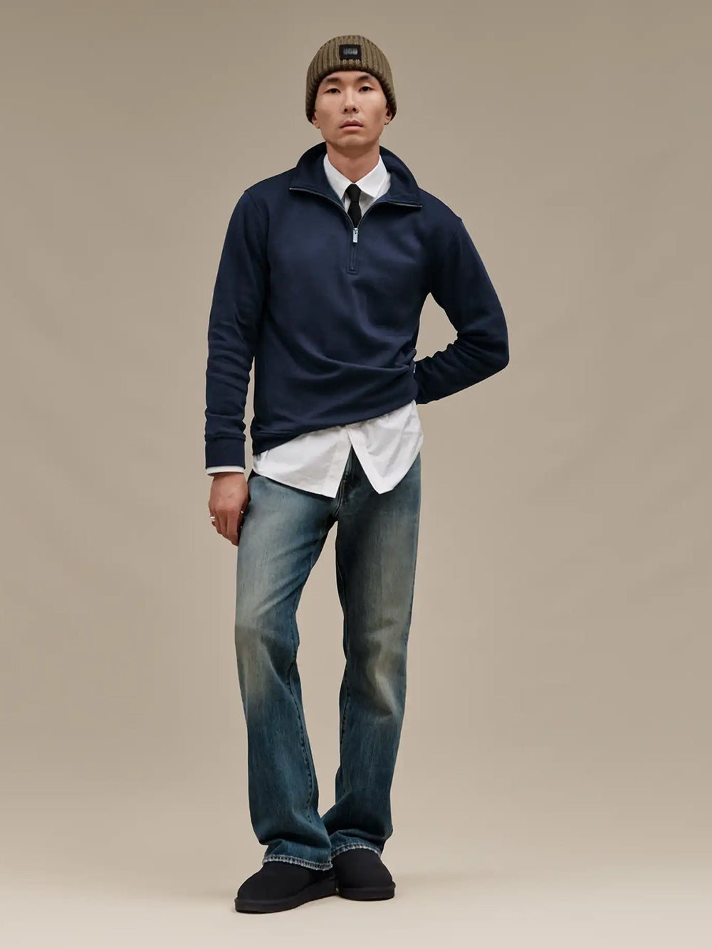 UGG-CLASSIC SLIP-ON-1129290 BLACK