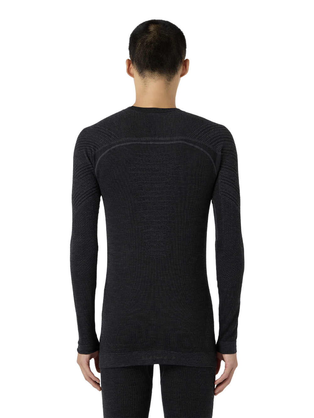 UYN-MAN CASHMERE BIOTECH SHIRT-U100563.93 J247 GREY ROCK/BLACK