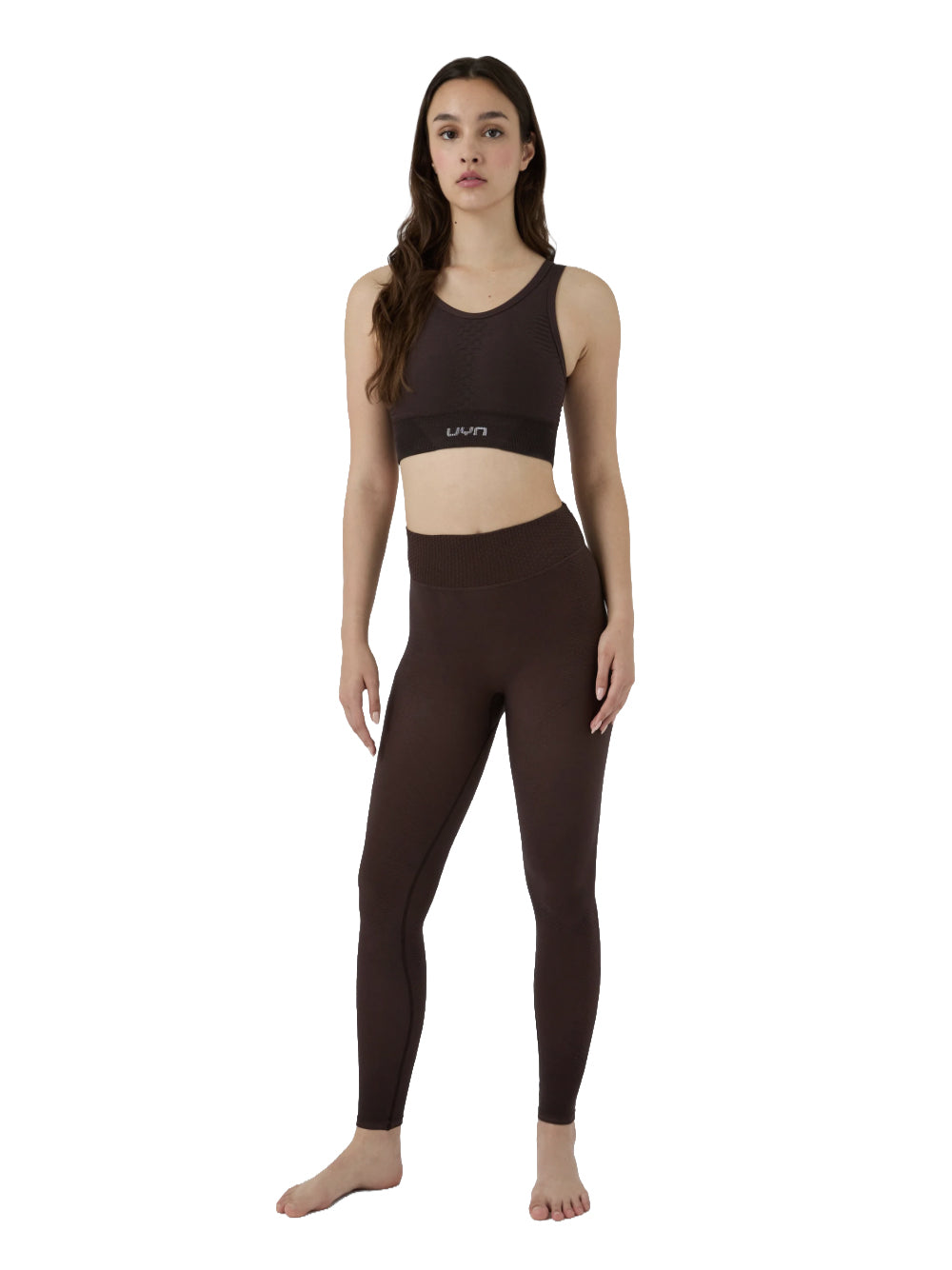 UYN-WOMAN ROCK FIT LIFT UP LEGGINGS-O103231.93 M584 GROUND COFFEE