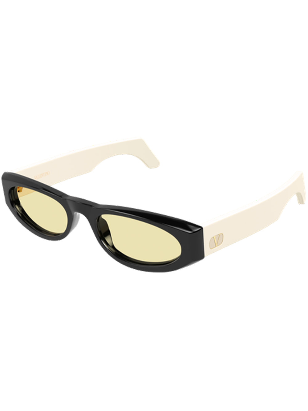 VALENTINO-VG0007S-VG0007S.003 003 BLACK/IVORY/YELLOW