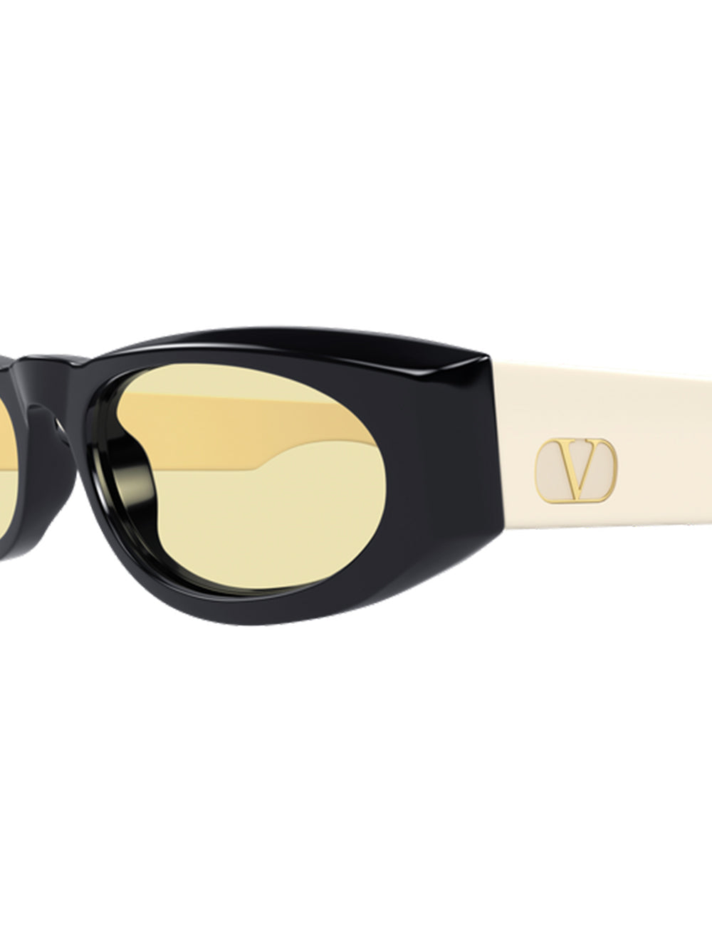 VALENTINO-VG0007S-VG0007S.003 003 BLACK/IVORY/YELLOW