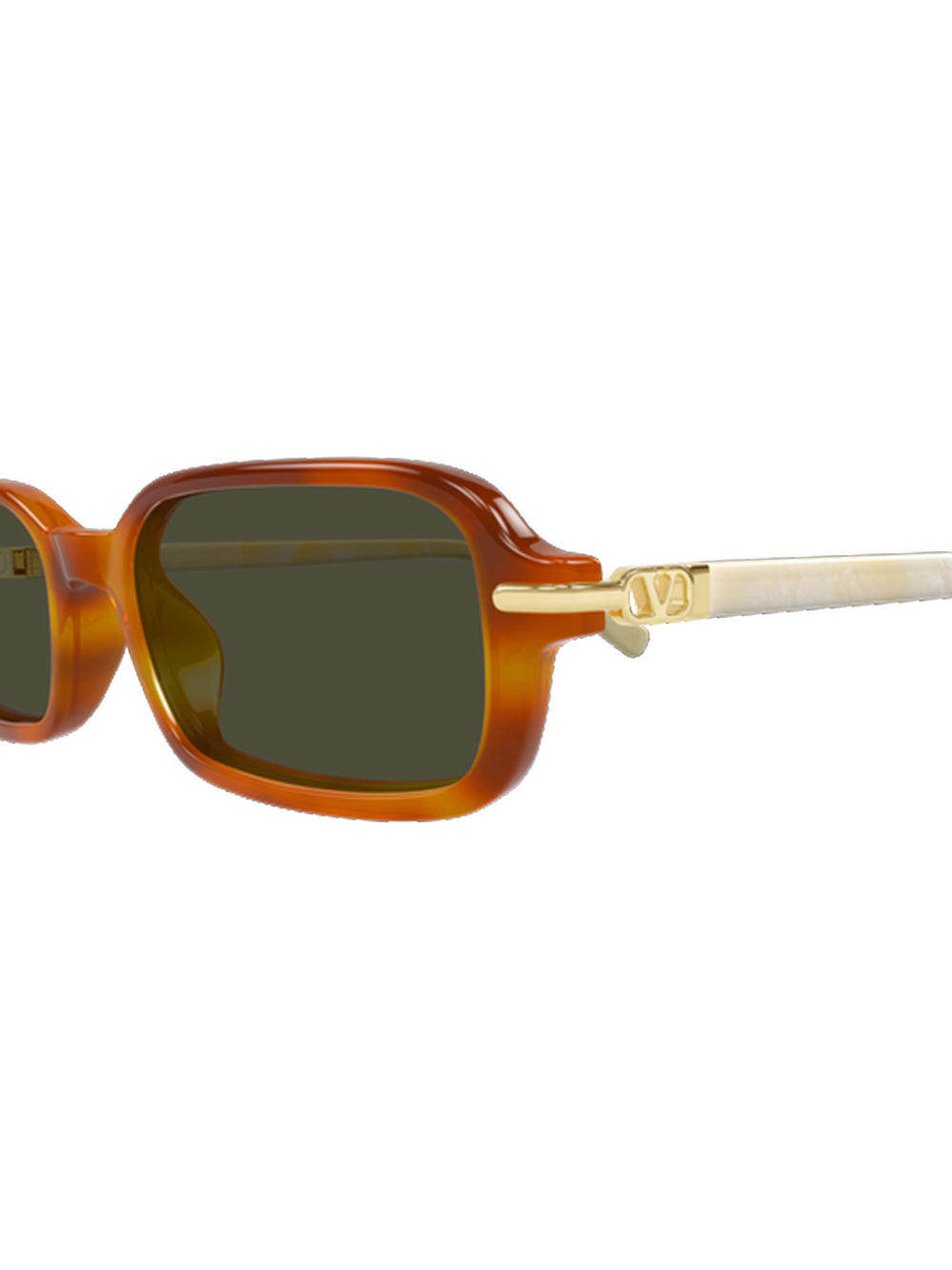 VALENTINO-VG0047S-VG0047S.002 002 HAVANA/IVORY/BROWN