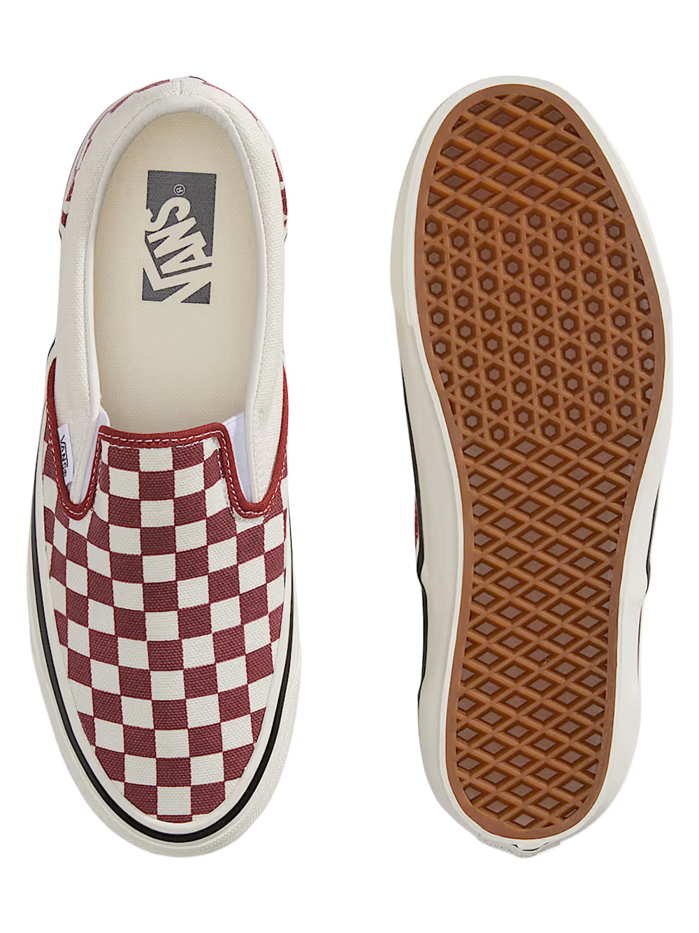 VANS-LX CLASSIC SLIP-ON 98-VN000D9PGWR1 POPPY EMBER RED