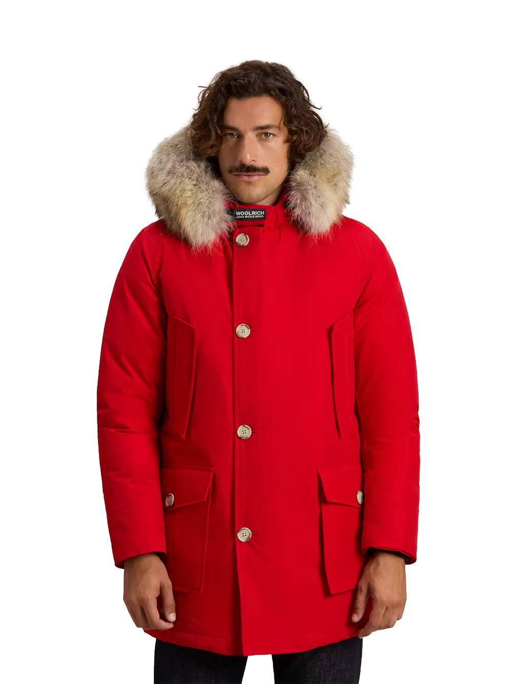 WOOLRICH-ARCTIC DETACHABLE FUR PARKA-CFWOOU0482MBUT0001 ANR/ADRENALINE RUSH