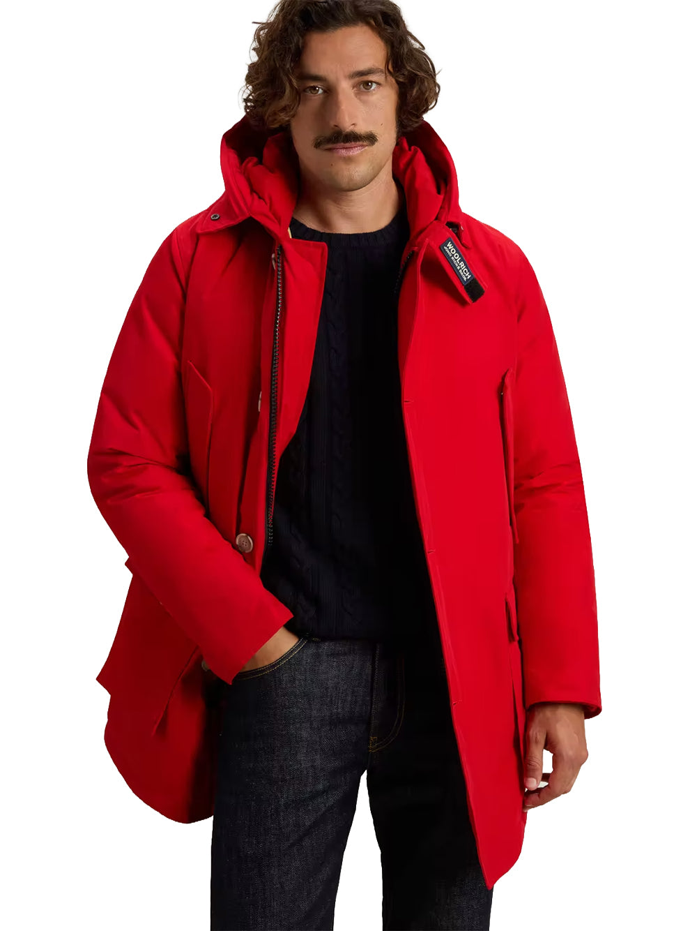 WOOLRICH-ARCTIC DETACHABLE FUR PARKA-CFWOOU0482MBUT0001 ANR/ADRENALINE RUSH
