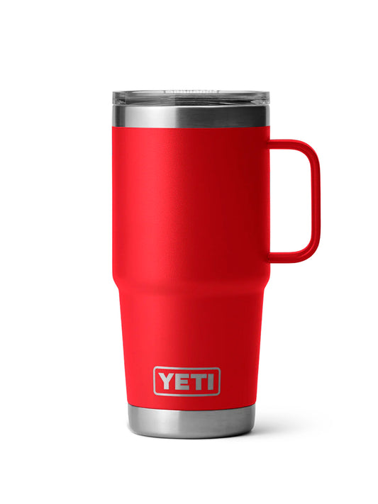 YETI-RAMBLER 20oz TRAVEL MUG-70000003379 RESCUE RED