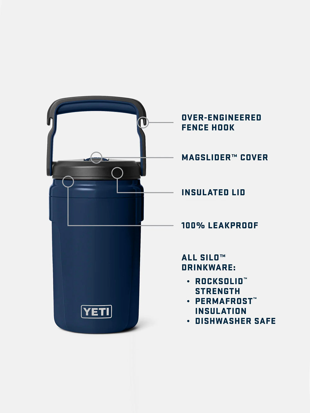 YETI-SILO 40 OZ JUG STRAW-70000005682 WHITE